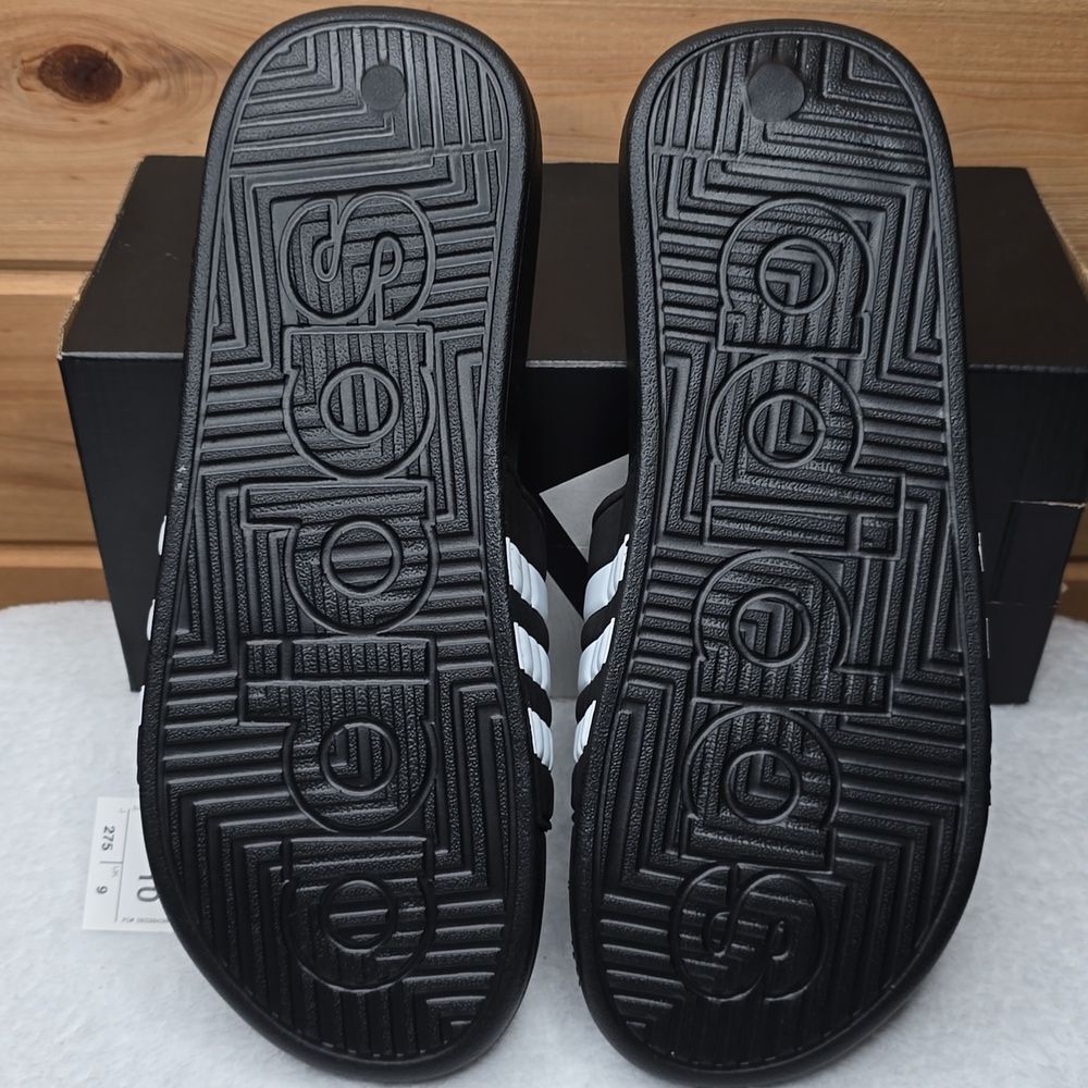 NIB Men's Adidas Adissage Sport Slides Sz M9 / W10 - Picture 6 of 8